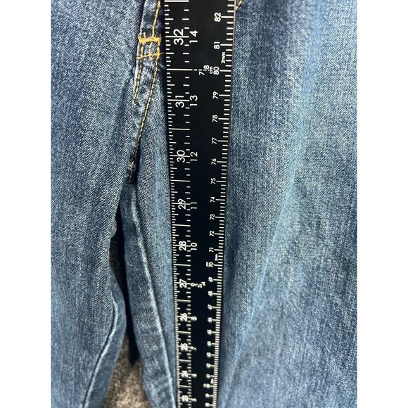 MAVI Kate Style 174 25x30 Bootcut Denim Jeans Womens  Button Fly Low Rise Blue - Picture 11 of 13